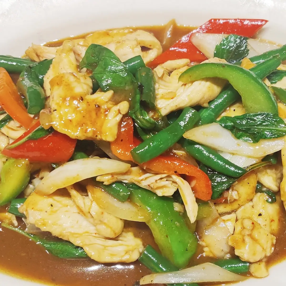 Basil Chicken with Vegetables