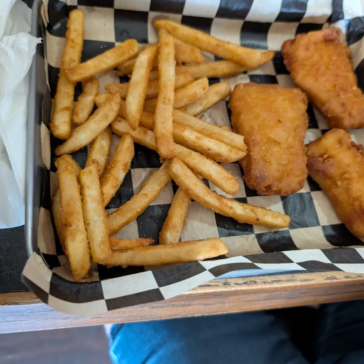 Cod Fillet and Fries