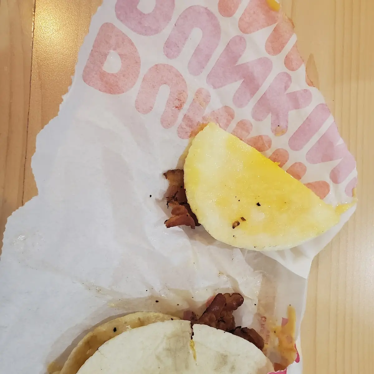 Bacon Egg and Cheese Wake Up Snack Wrap