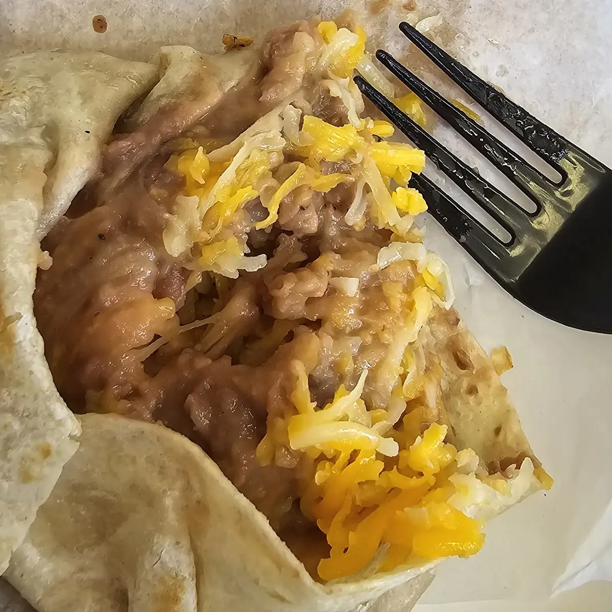 Bean and Cheese Burrito