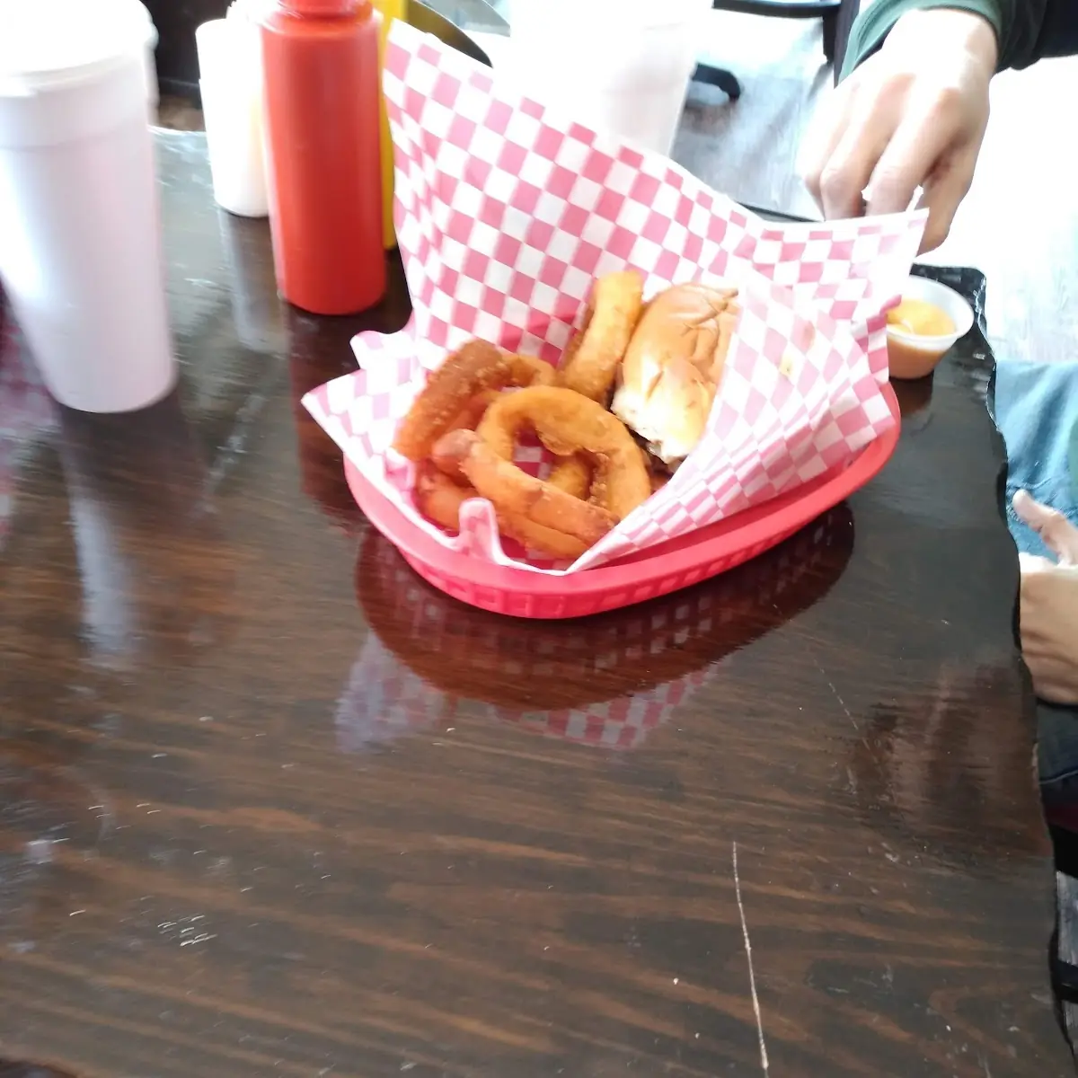 Single Burger Combo Onion Ring