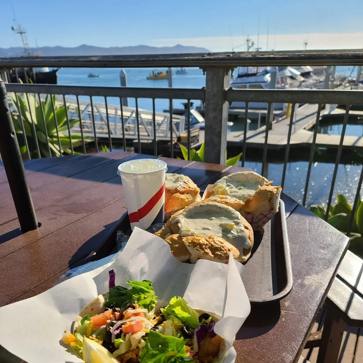 Fish Tacos and Clam Chowder