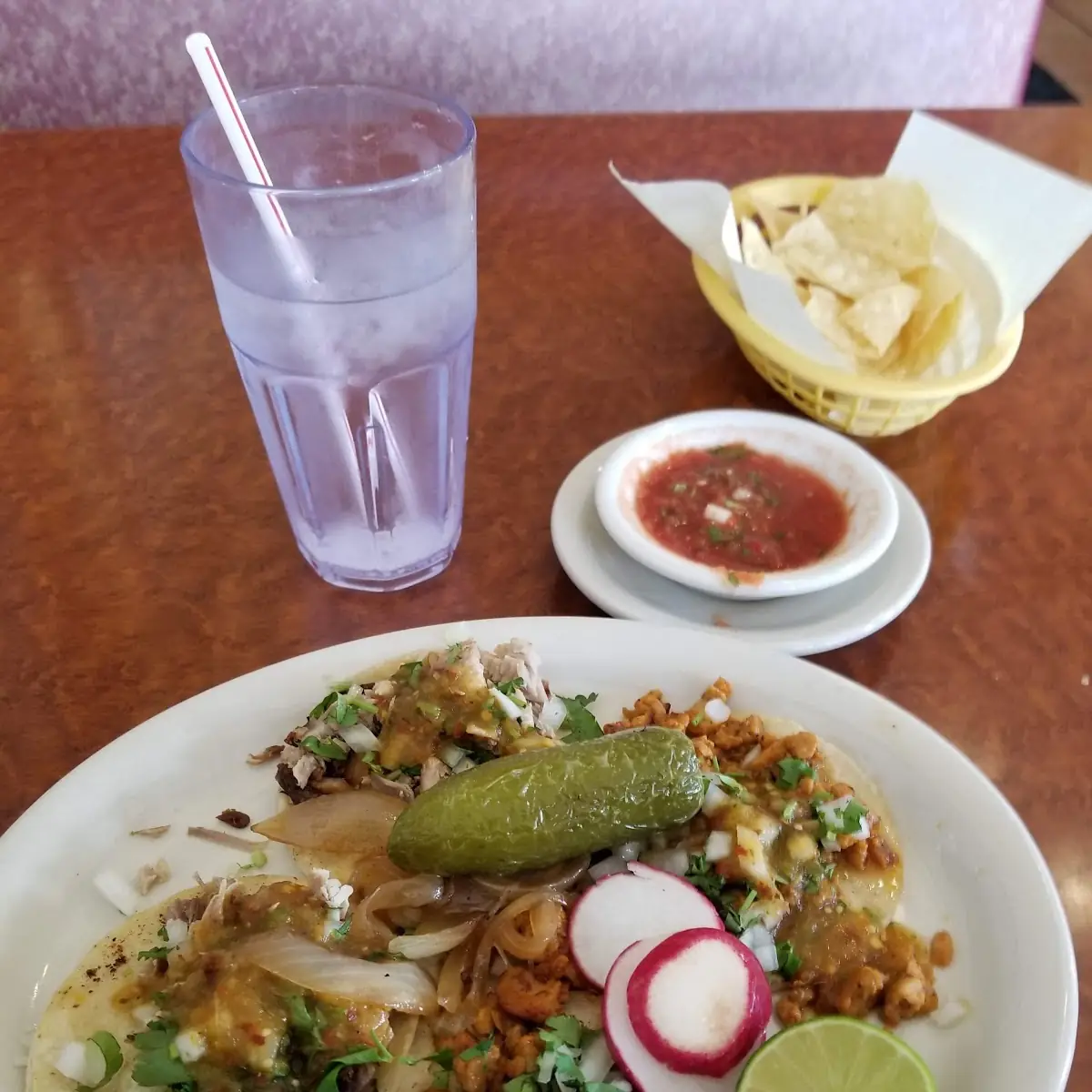 Carnitas and Chicken Tacos