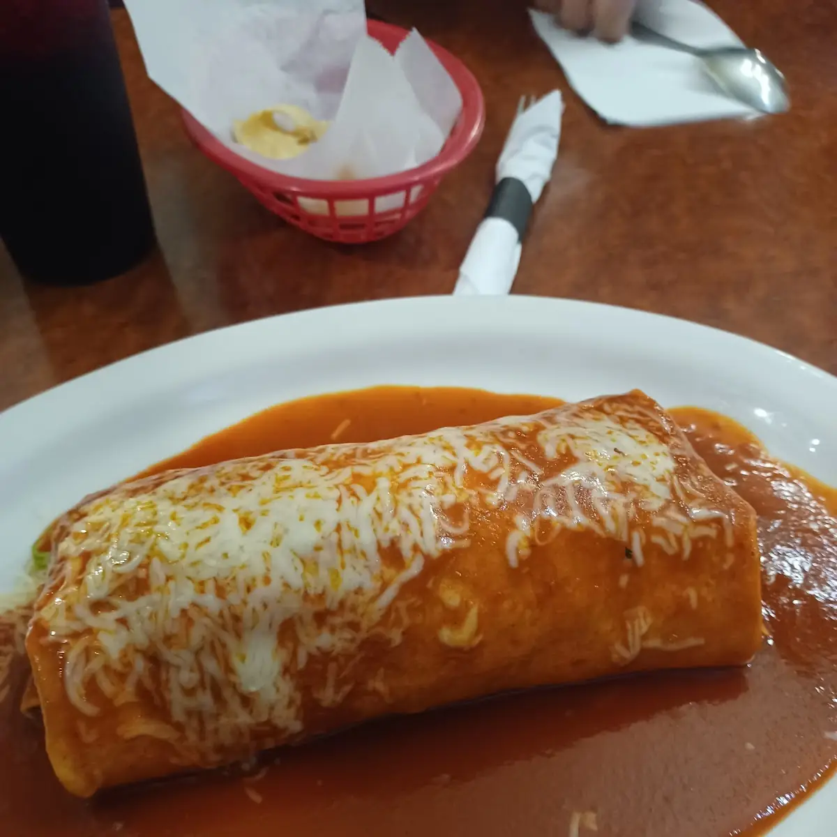 Enchilada Chicken Burrito