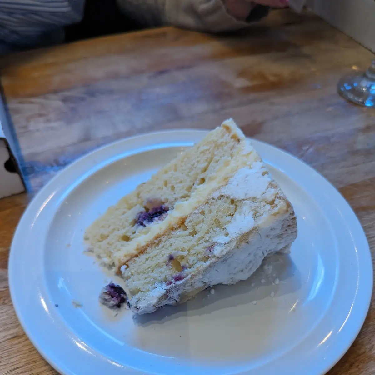 Lemon Berry Cake Slice