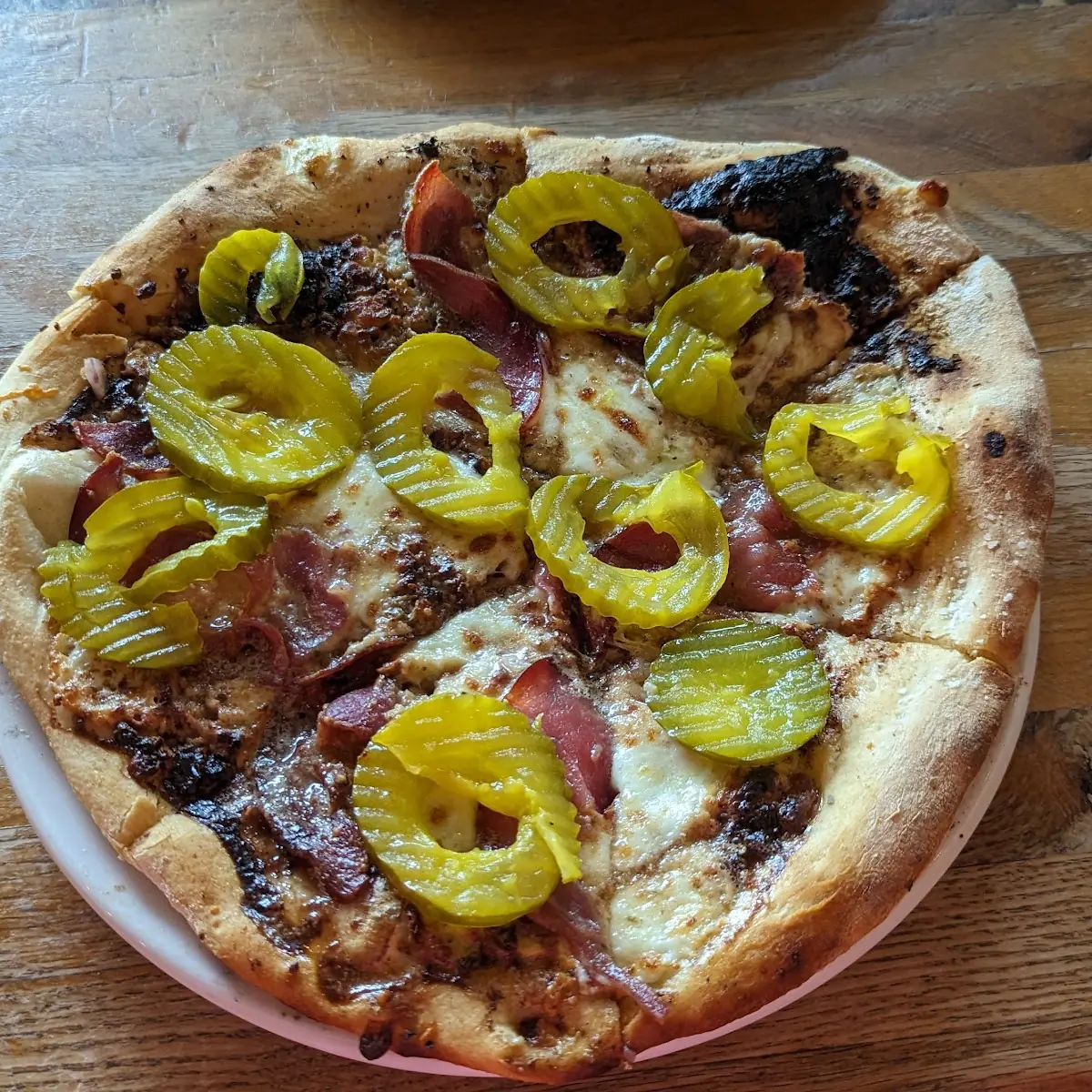 Pickle and Peanut Butter Pizza