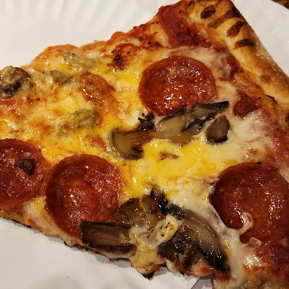 Pepperoniw & Mushroom Pizza