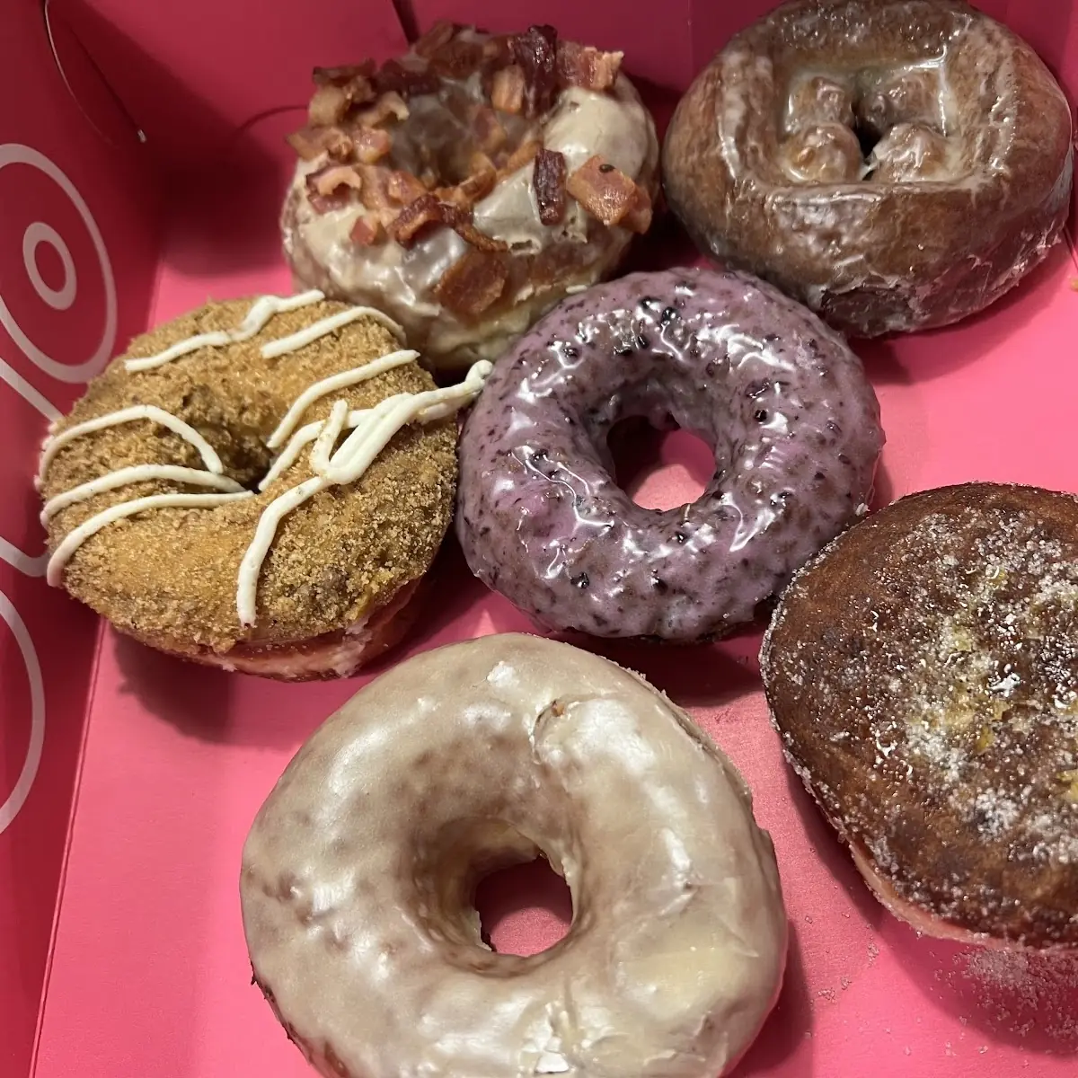 Blueberry Donut Double Chocolate Donut Cinnamon Donut