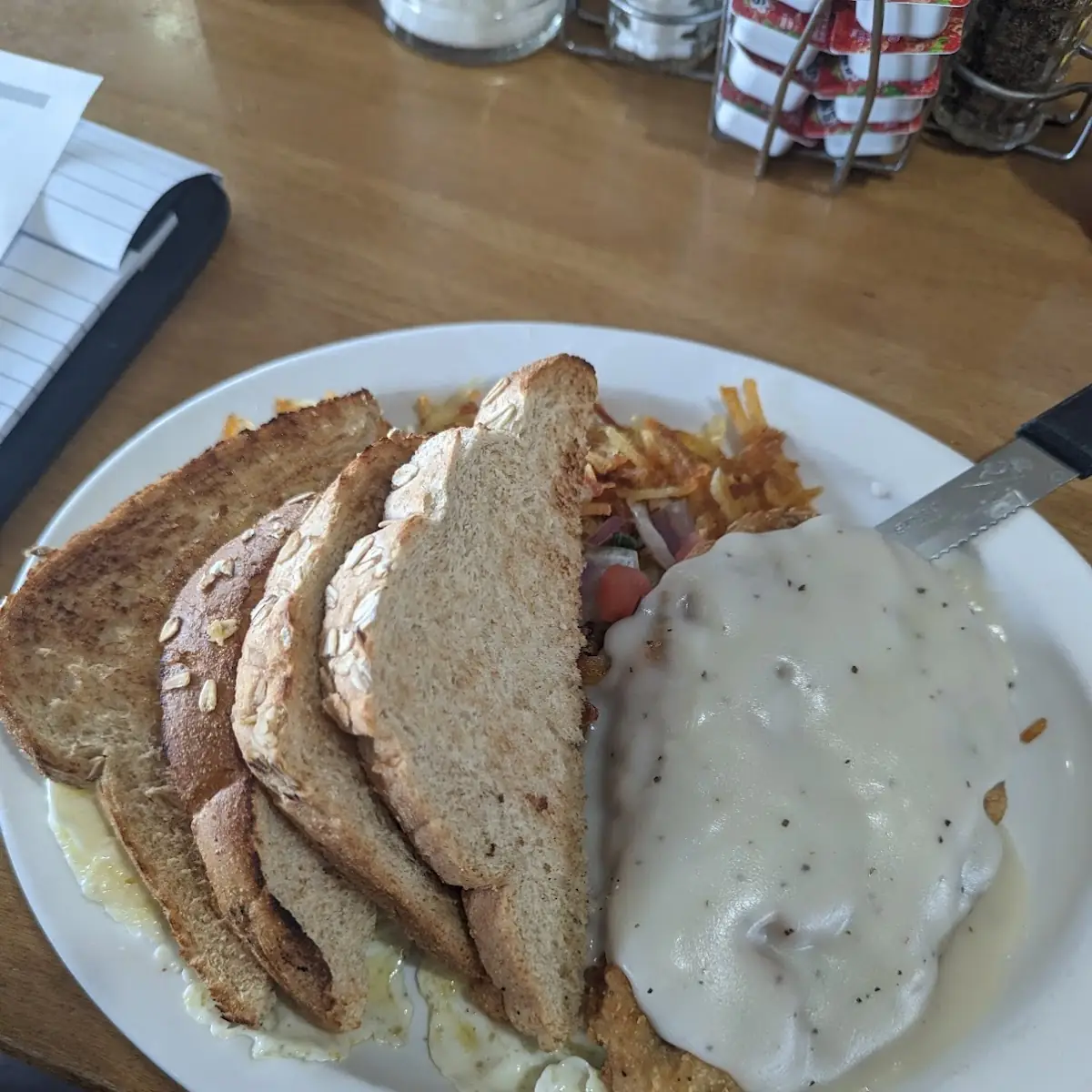 Chicken Fried Steak and Eggs