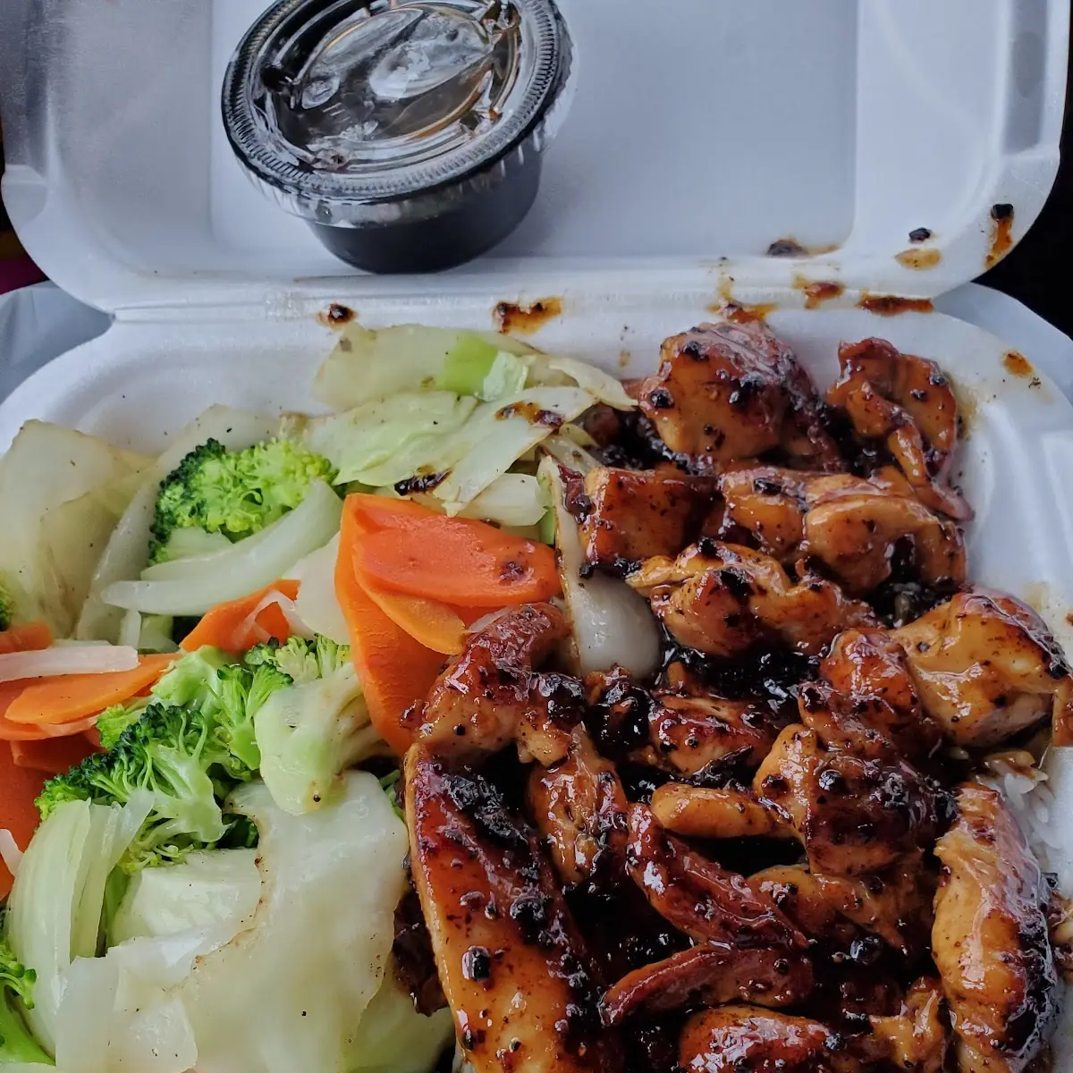 Chicken Teriyaki with Steamed Vegetables