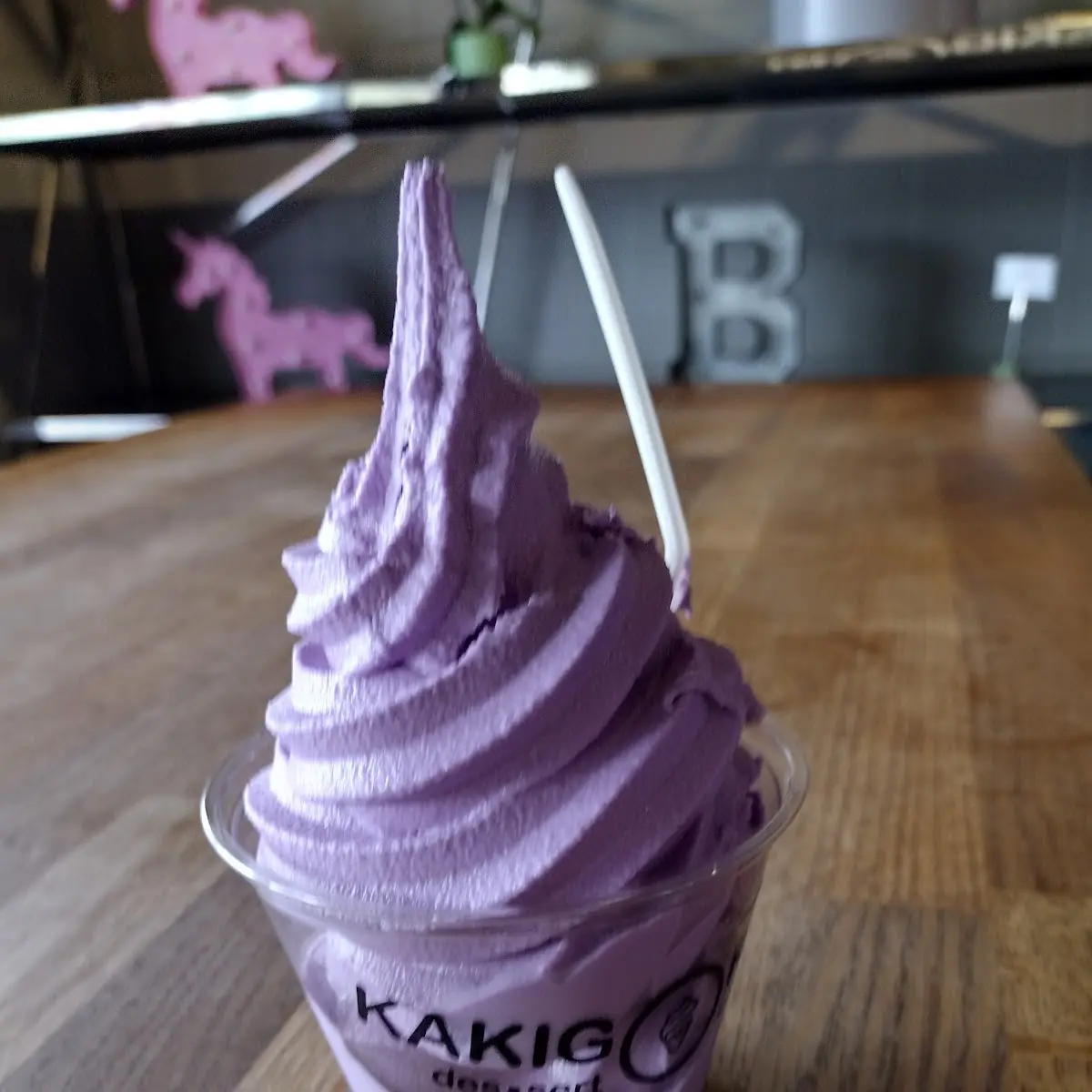 Ube Soft Serve