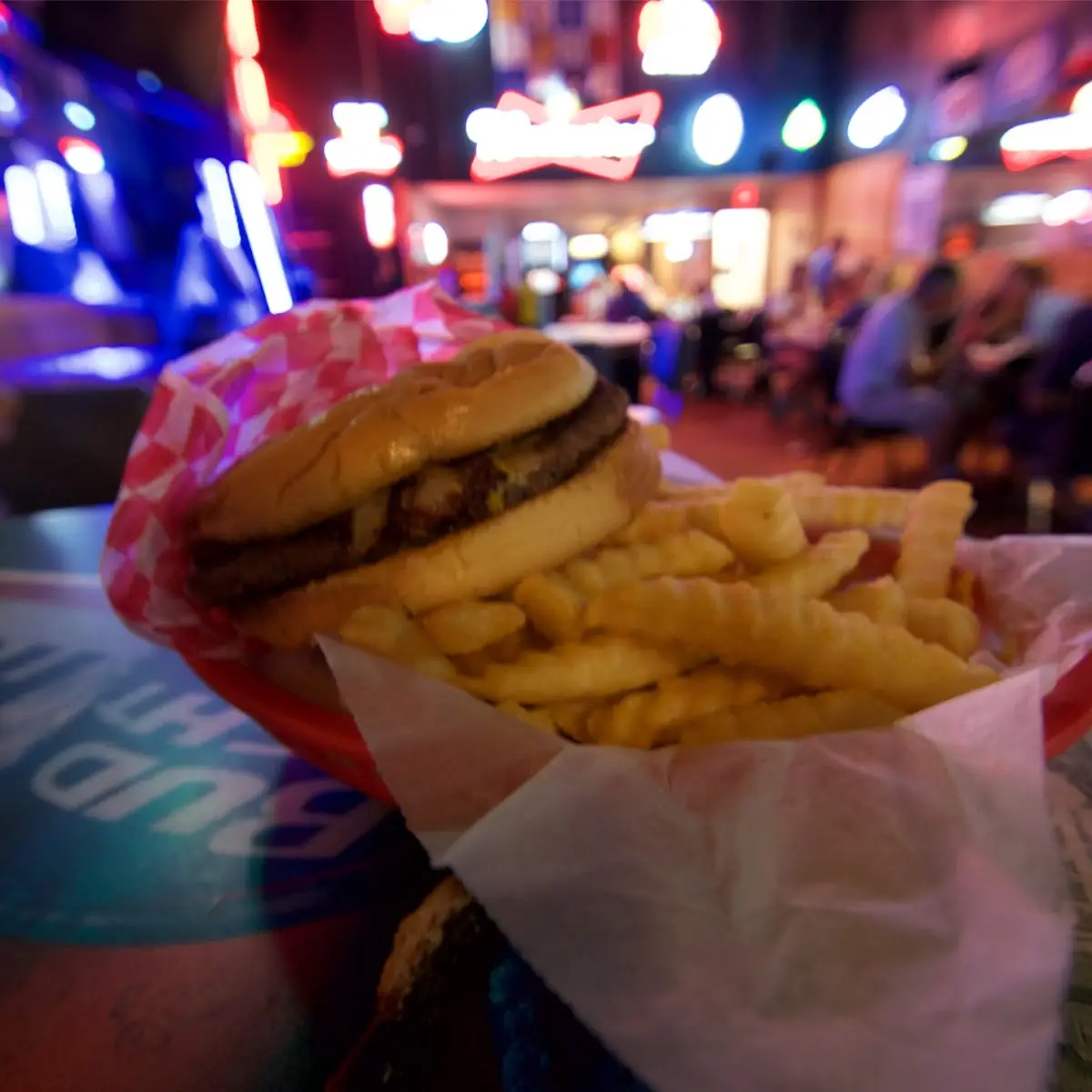 Burger and Fries
