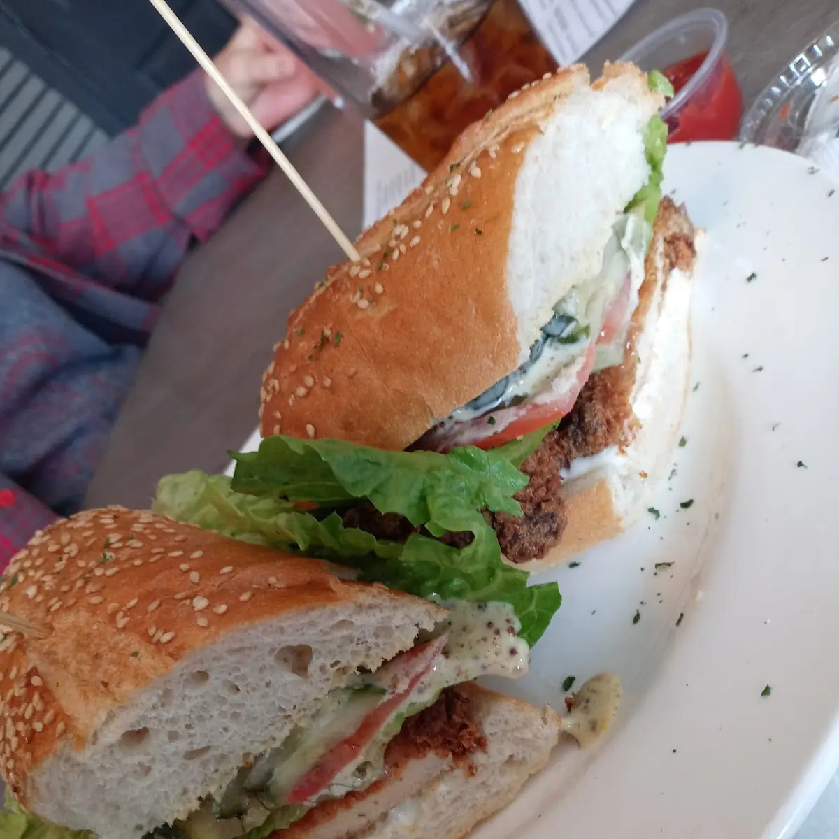 Turkey Club Bagel