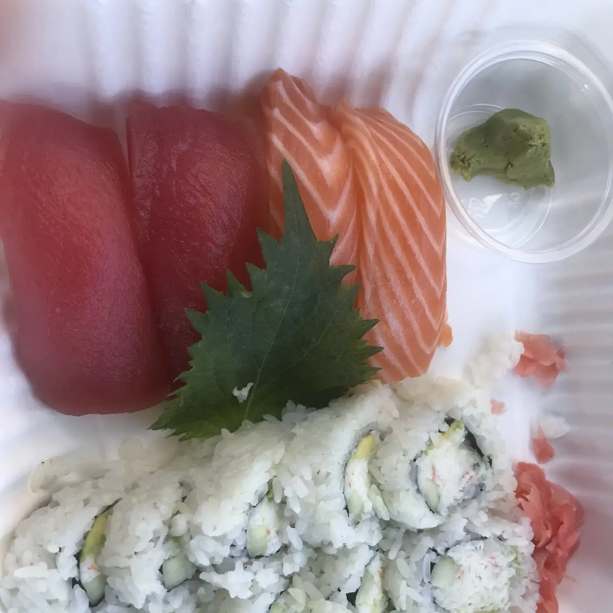 Tuna and Salmon Nigiri