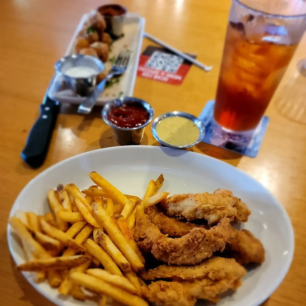 Chicken Tenders and Shrimp