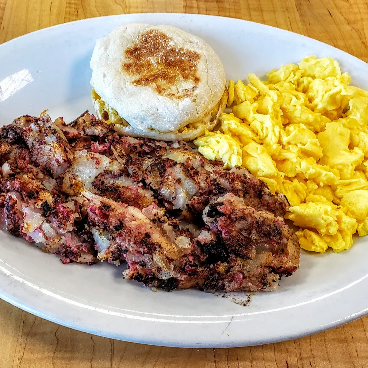Corned Beef Hash and Eggs