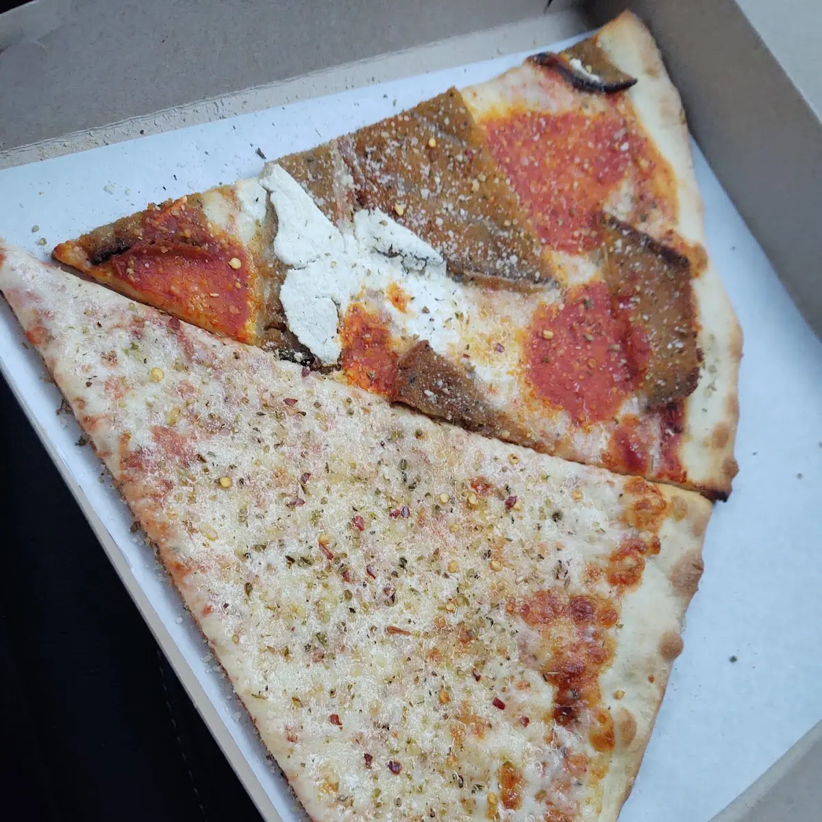 Plain Slice & Eggplant Parmesan Slice