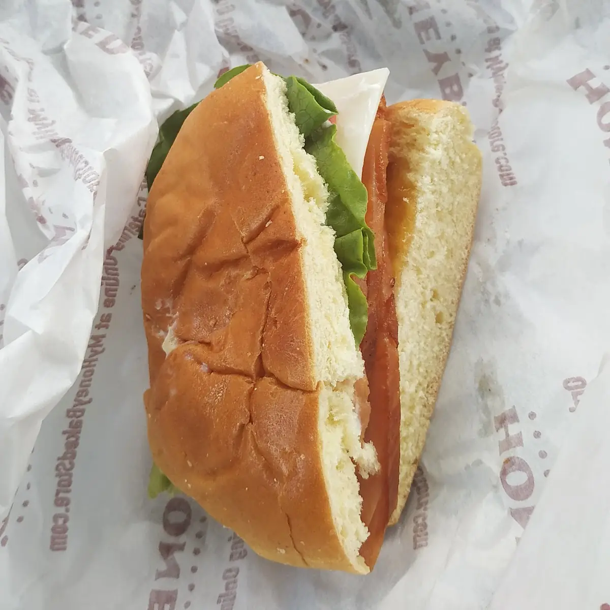 Turkey and Cheese Sandwich