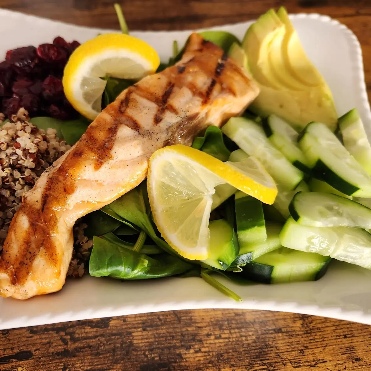 Grilled Salmon Meal