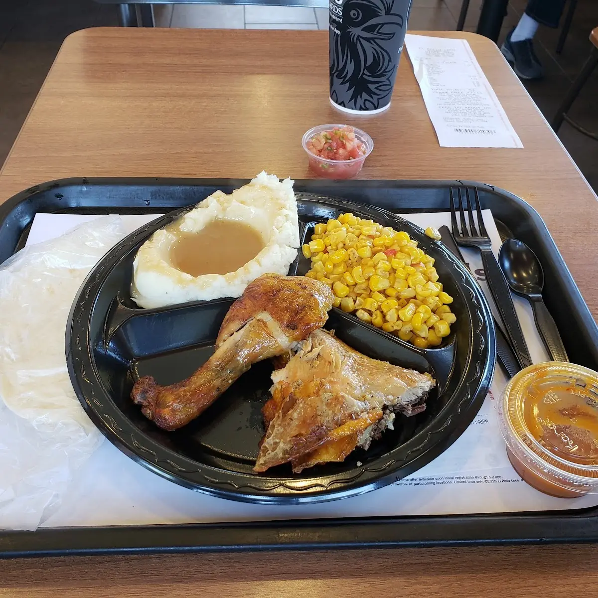 2 Pieces Leg and Thigh Combo Meal