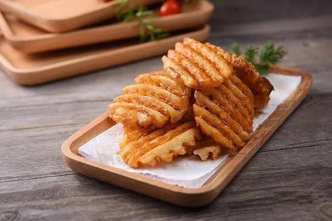 Yam Waffle Fries