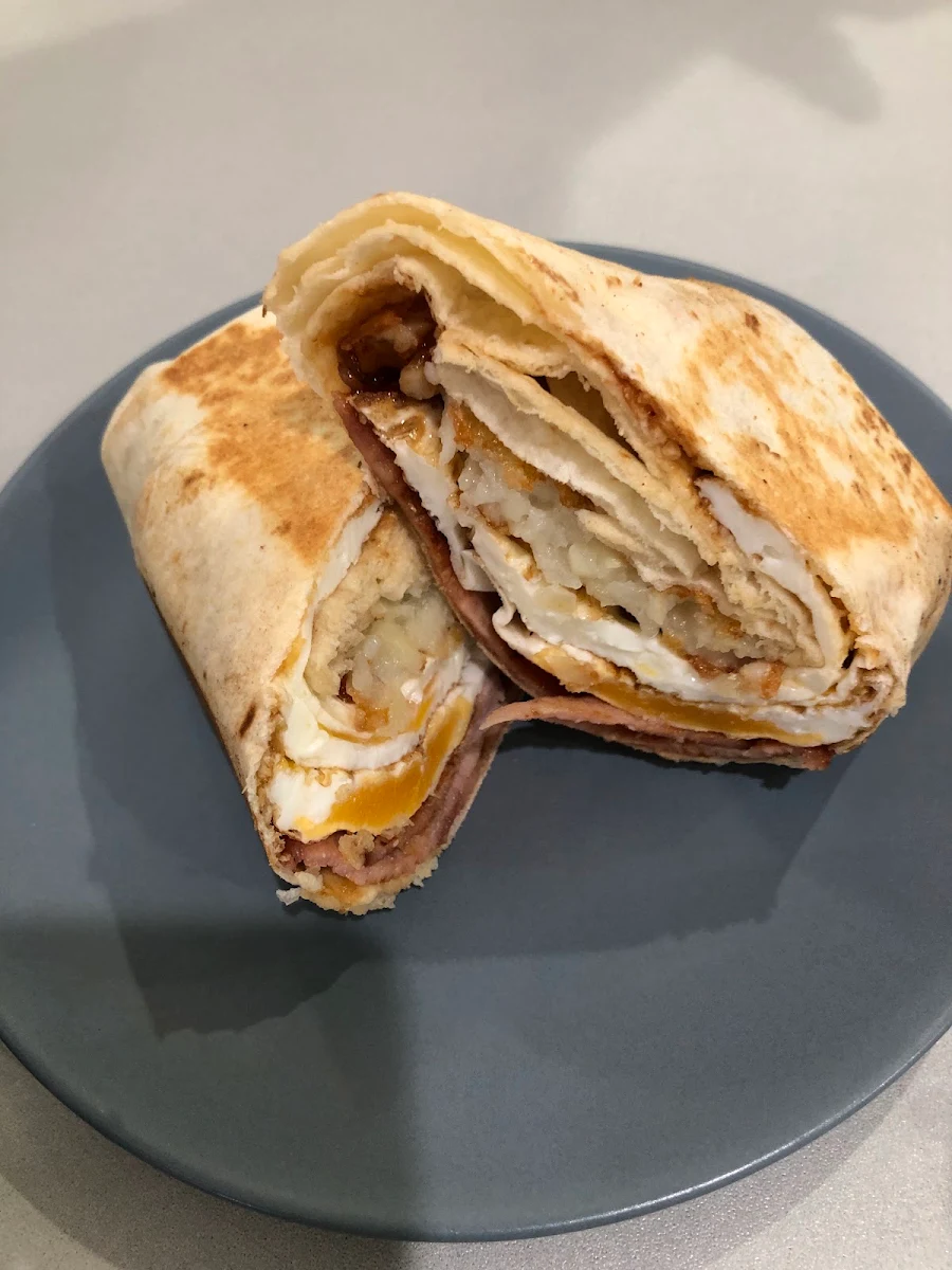 Breakie Wrap, Black Pepper Cafe