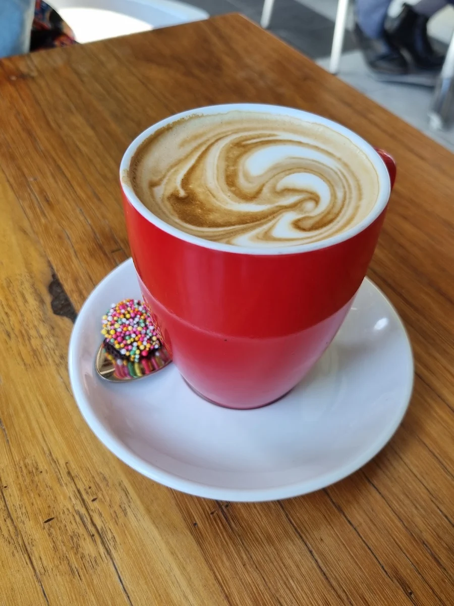 Large Flat White, Black Pepper Cafe