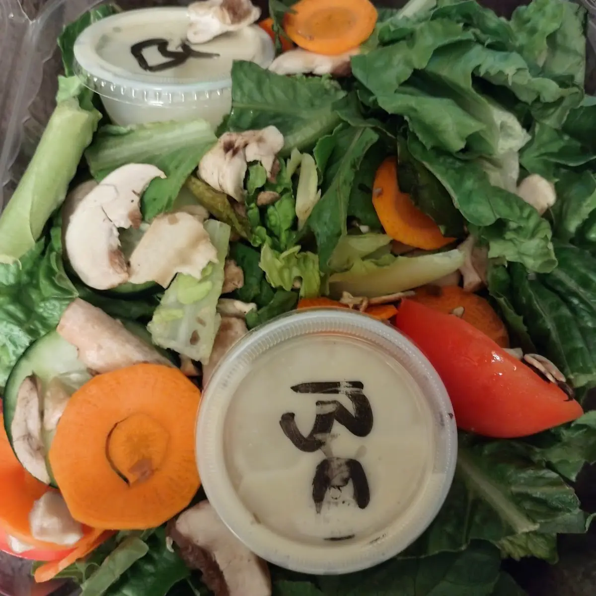 Salad w Blue Cheese Dressing