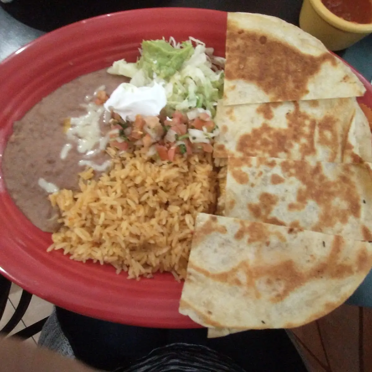 Quesadilla with Rice And