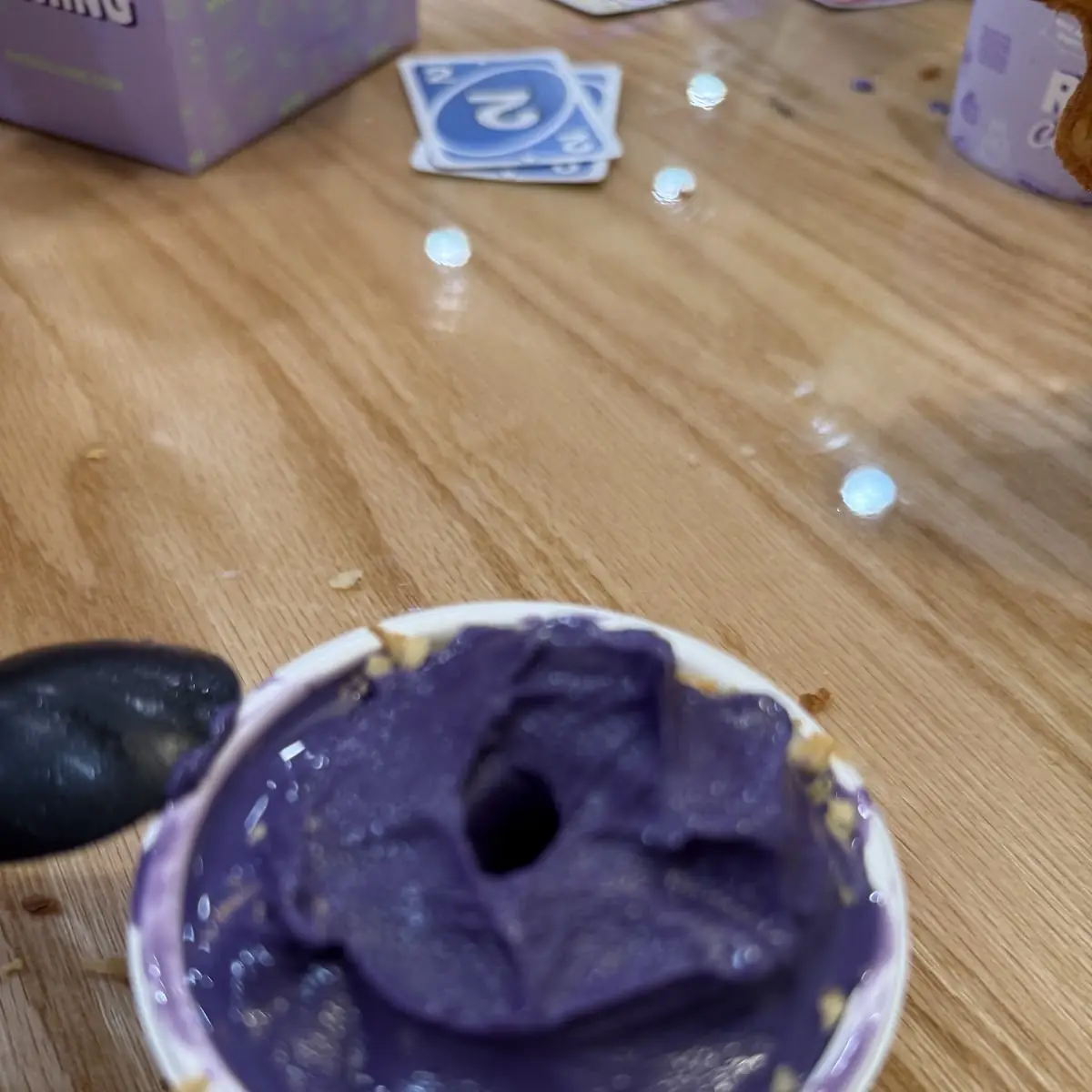 Vegan Ube Rice Pudding