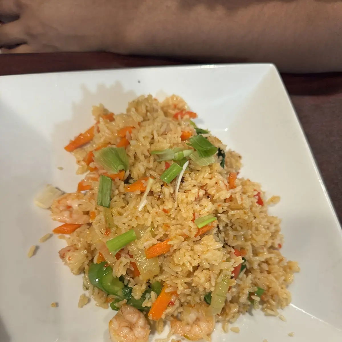 Basil Fried Rice with Shrimp
