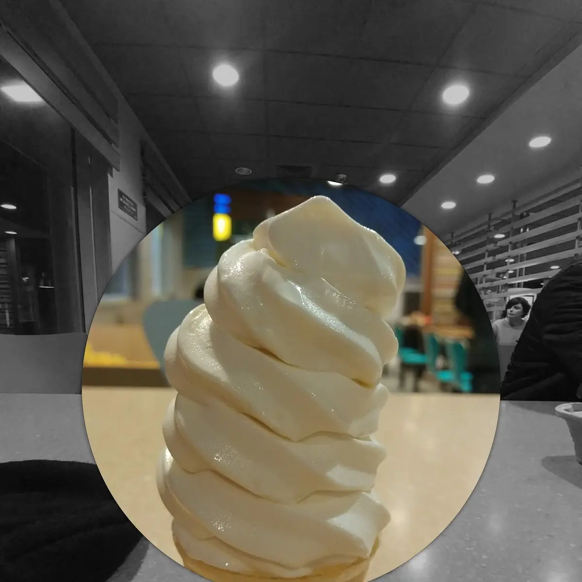 Vanilla Ice Cream Cone