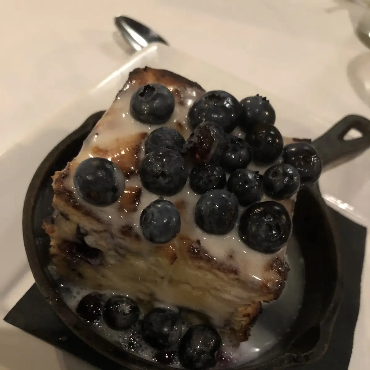Lemon-Blueberry French Bread Pudding