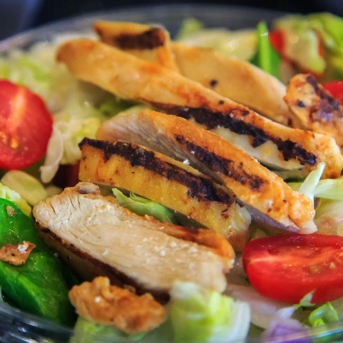 Grilled Chicken Cucumbers
