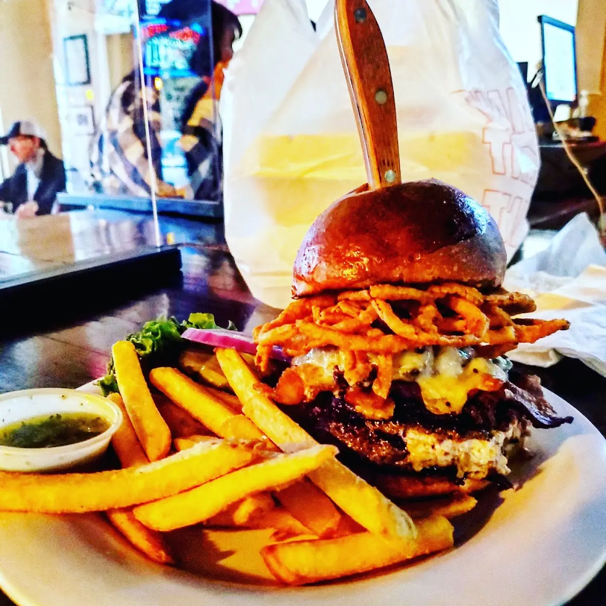 Stuffed Burger