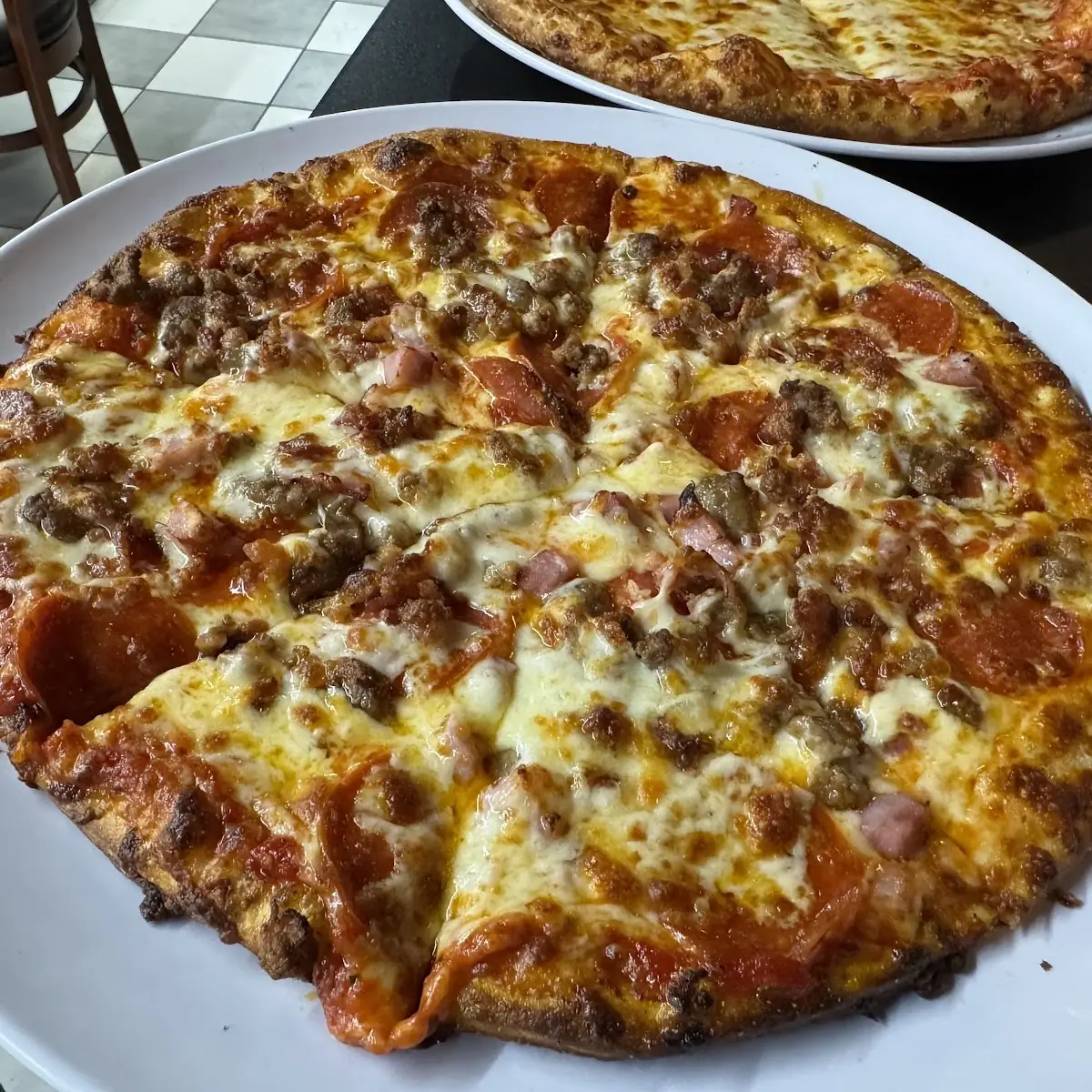Meat Thin Crust Pizza