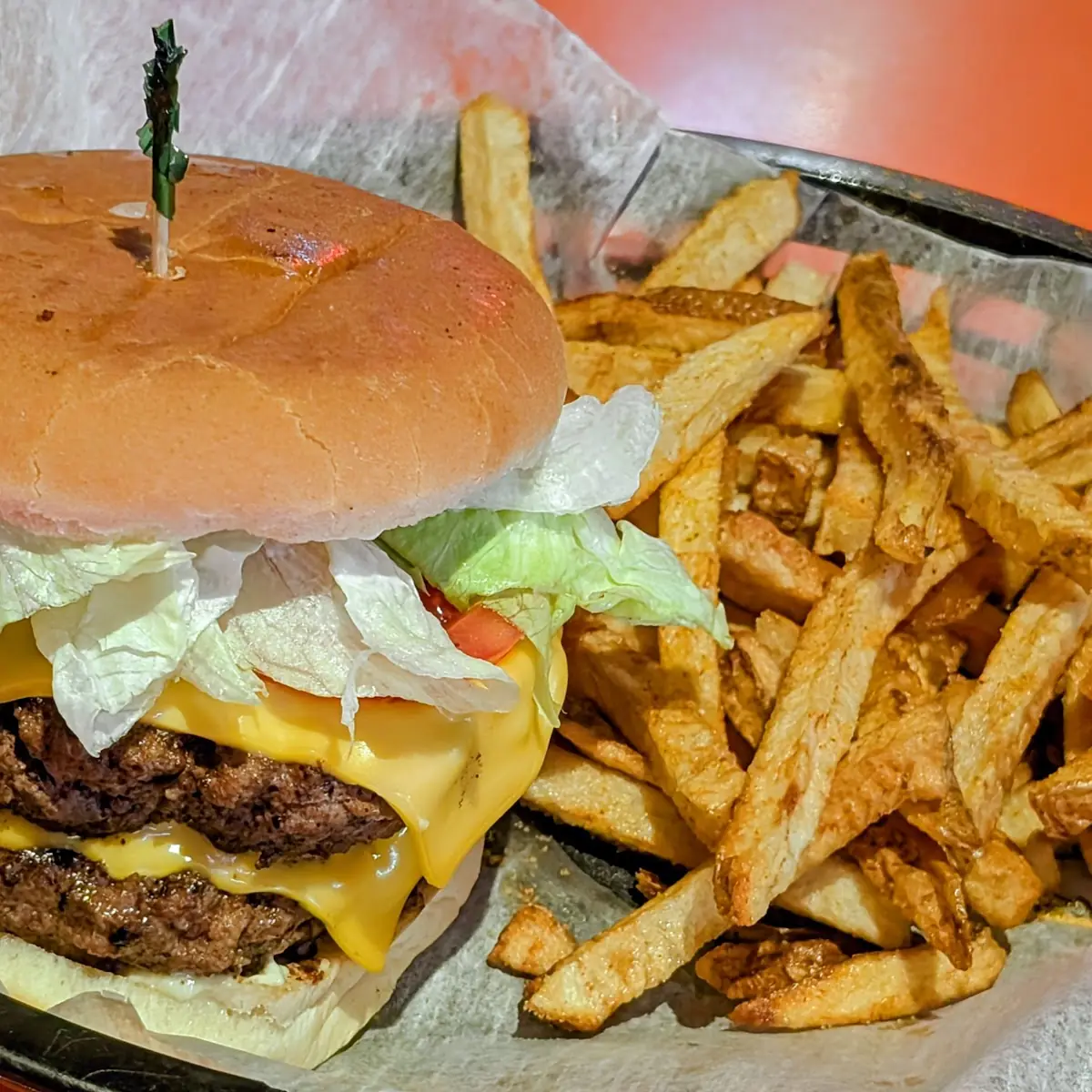 Double Cheeseburger with Fries