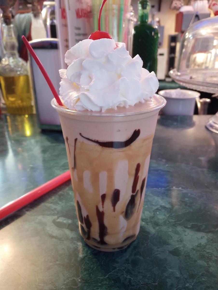 Chocolate Milkshake and Apple Cider Milkshake