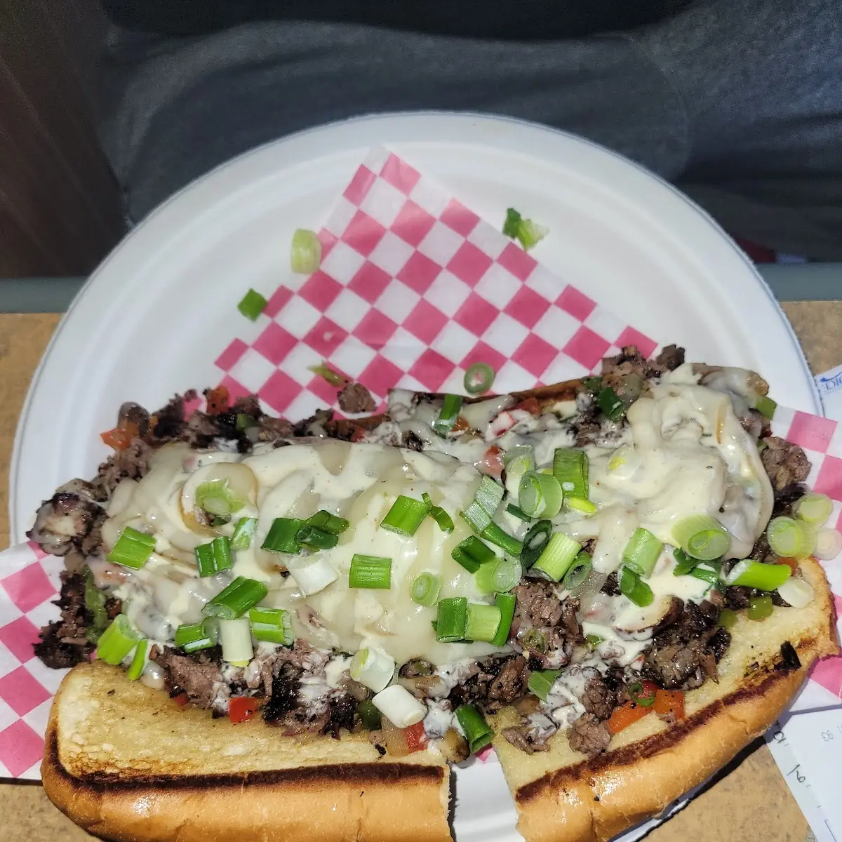 Smoked Chicken Philly Cheese