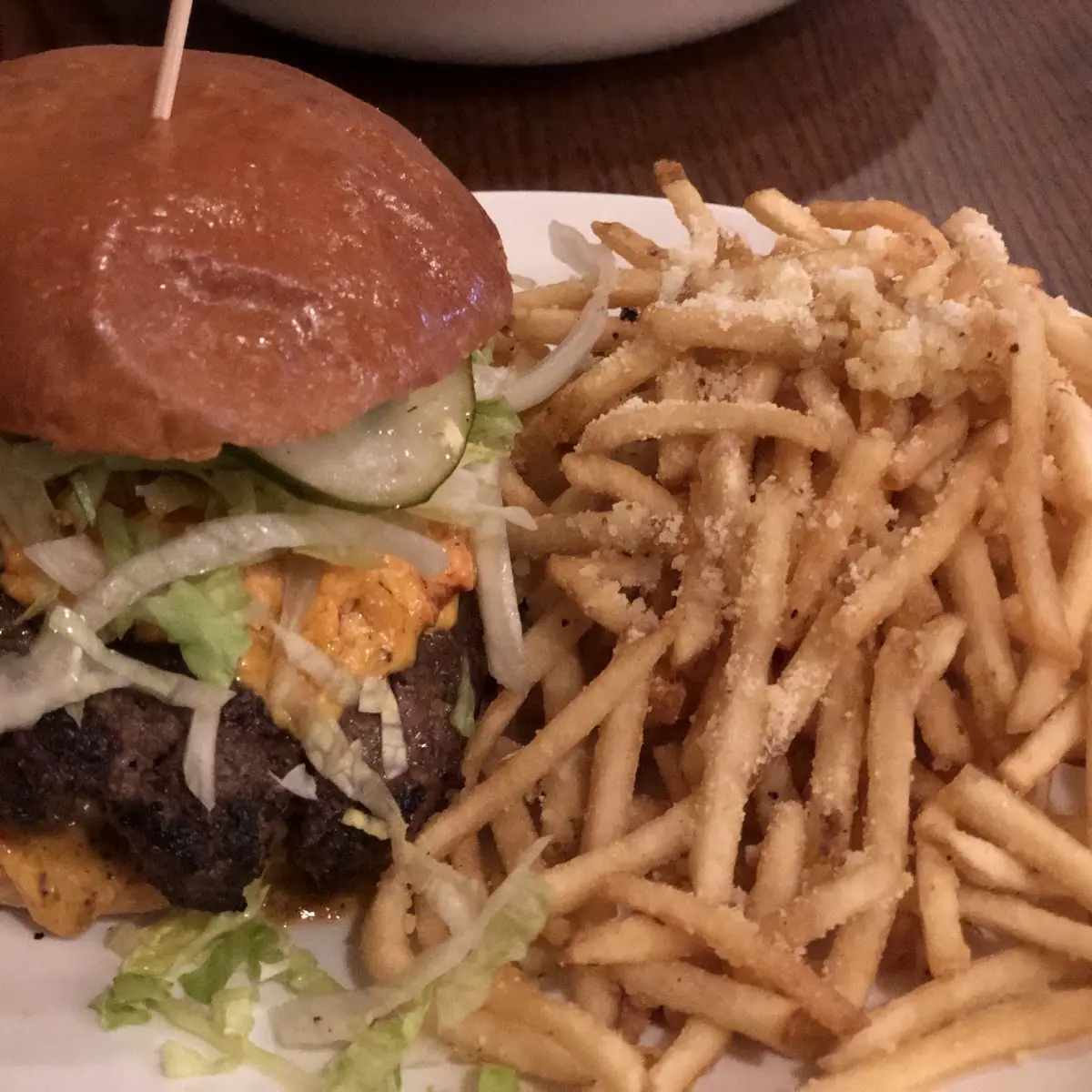 Burger and Fries