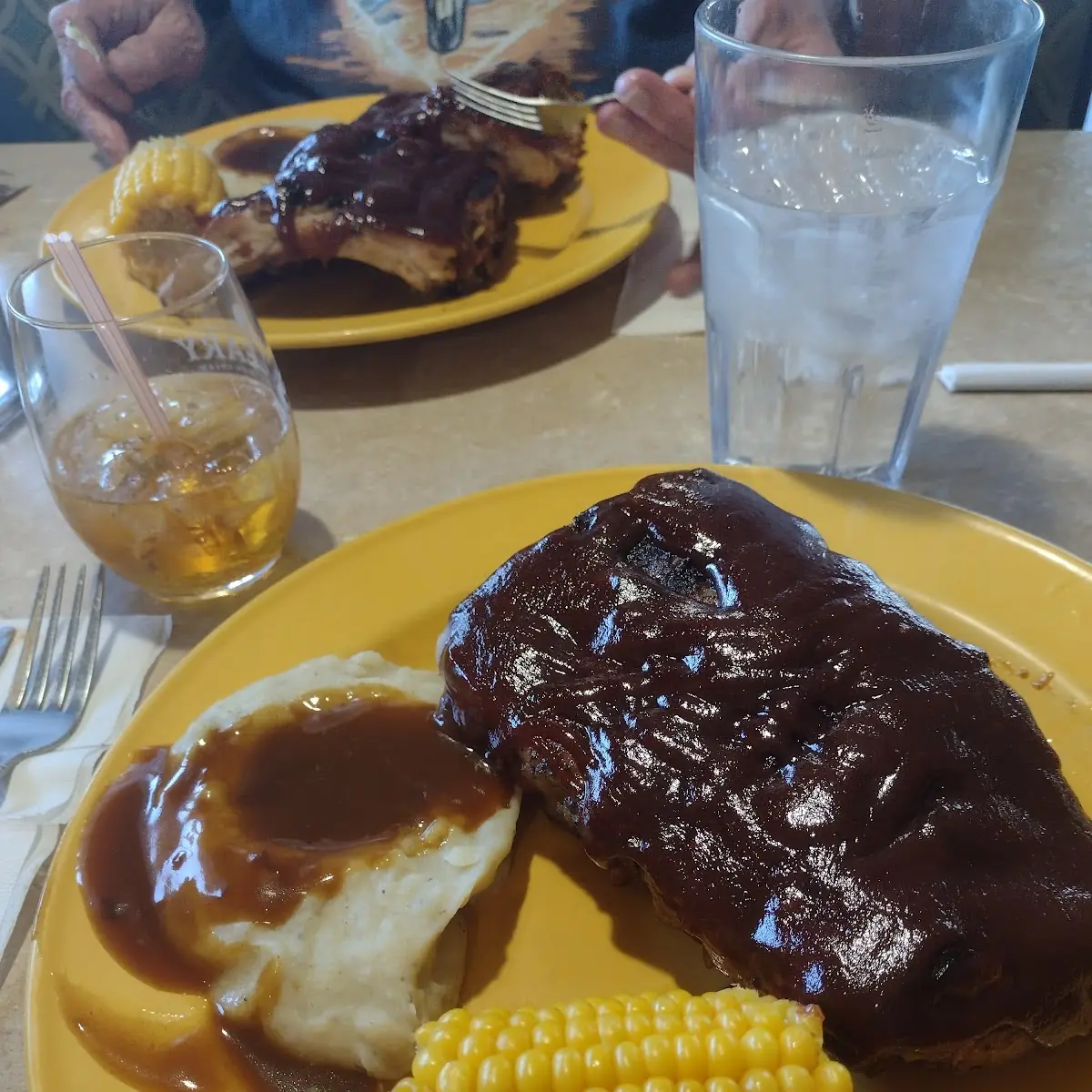 1 2 Rack BBQ Rib Dinner