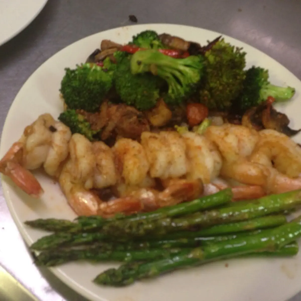 Grilled Chicken or Shrimp & Veggies
