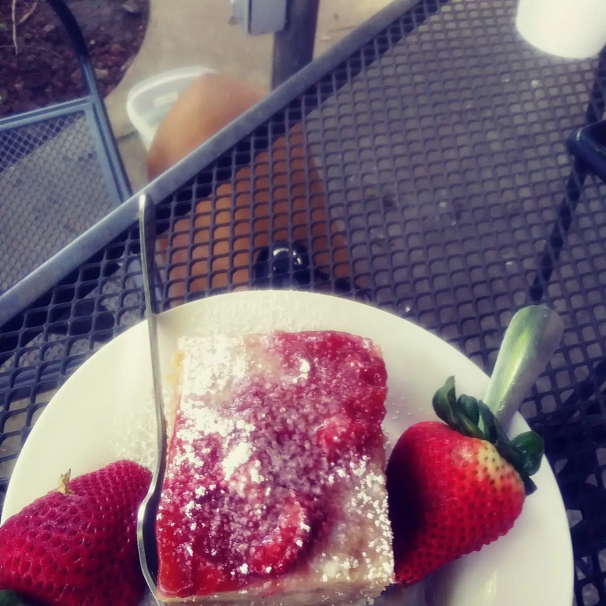 Strawberry Bread Pudding