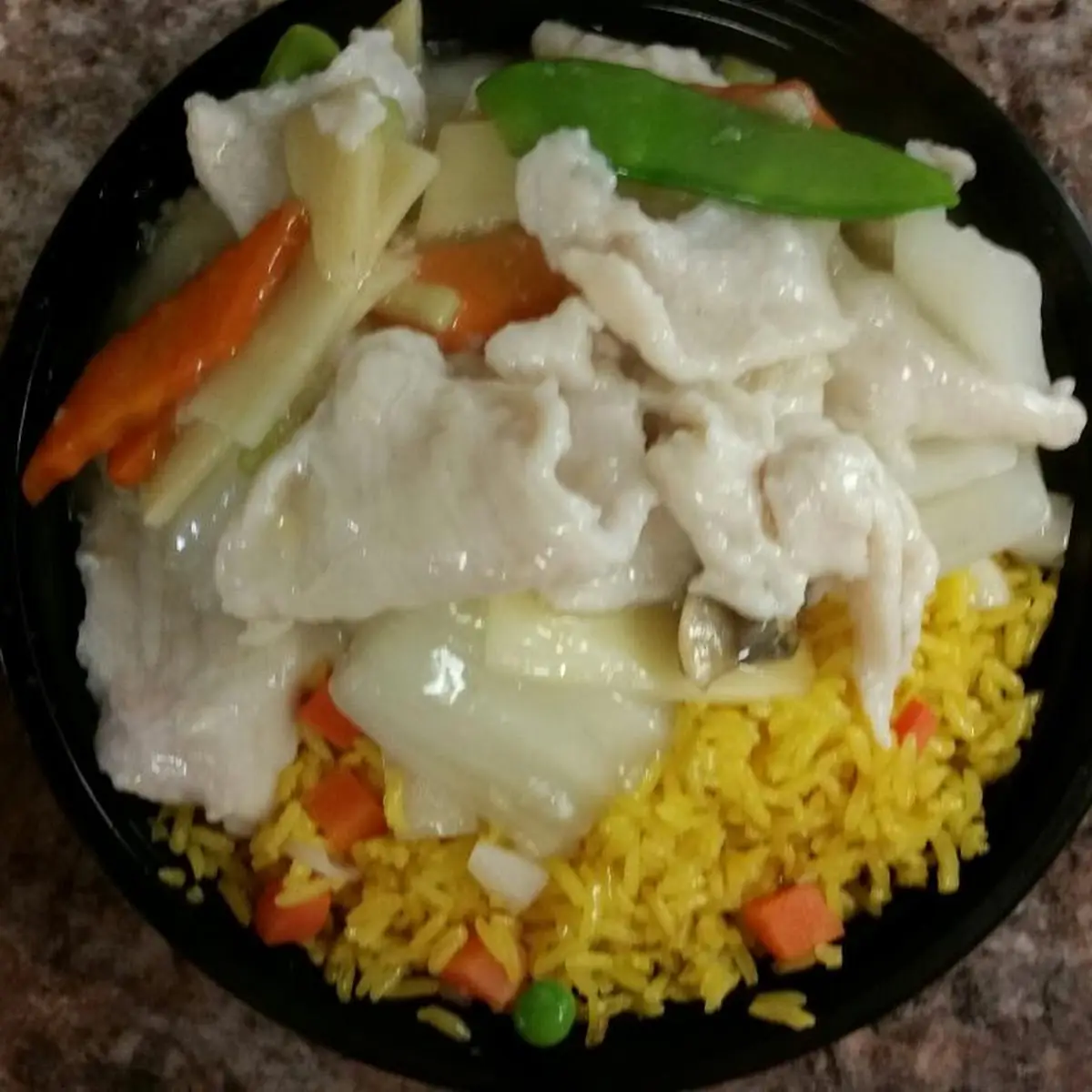 Cheese Wonton Chicken Fried Rice
