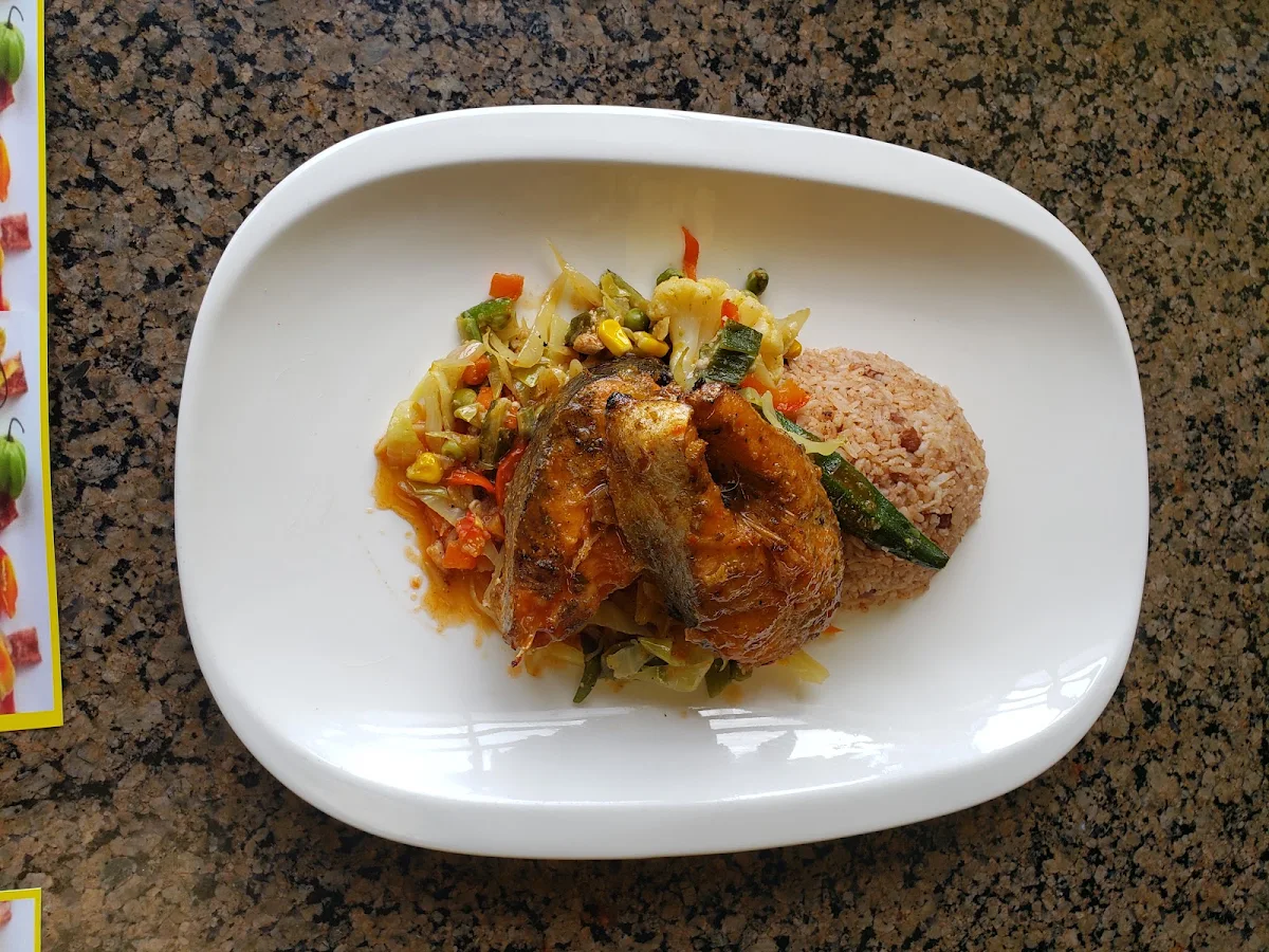 BBQ Salmon, 876JamRock Restaurant