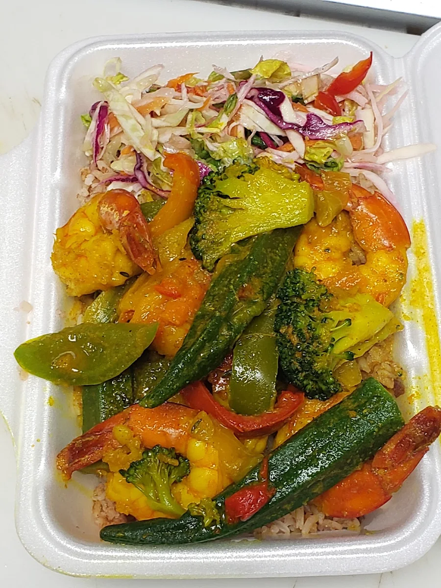 Curry Shrimp, 876JamRock Restaurant
