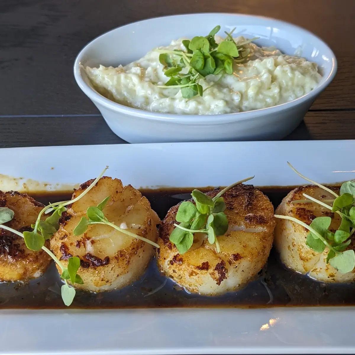 Pan Seared Diver Scallops