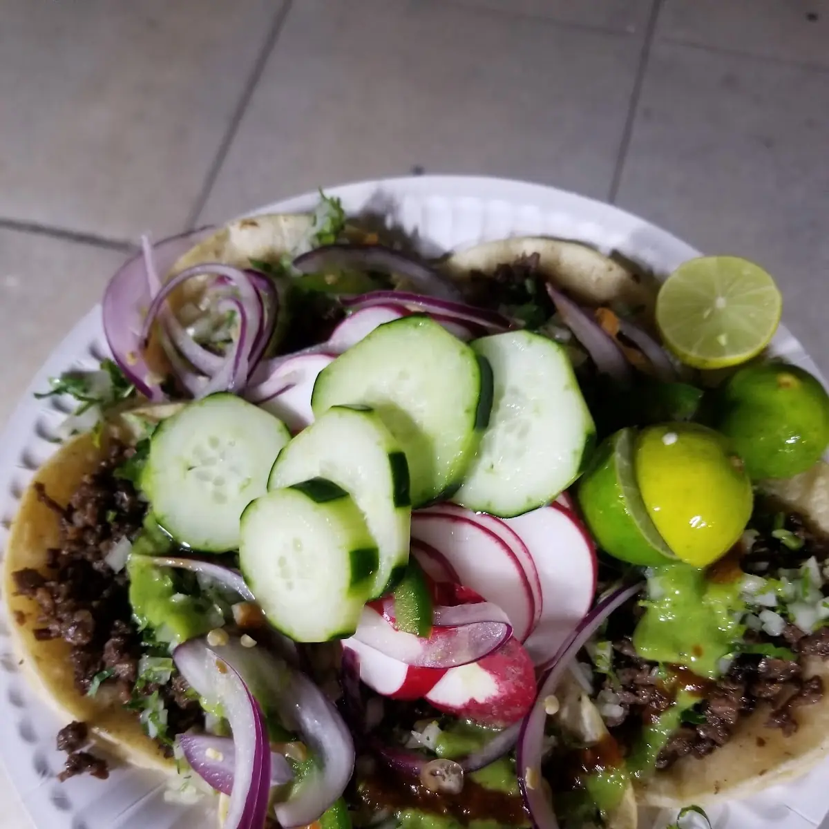 5 Tacos De Carne Asada