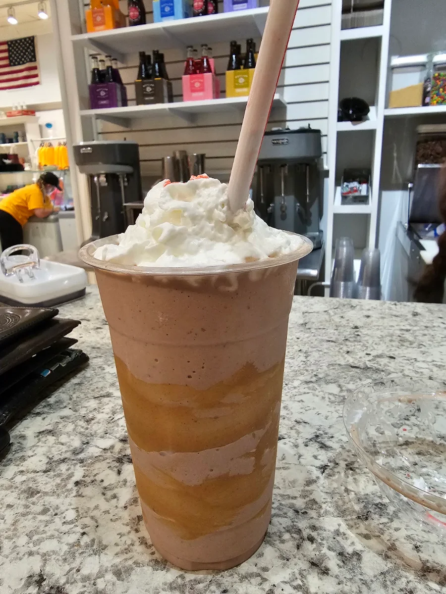 Double Chocolate Reeses Milkshake
