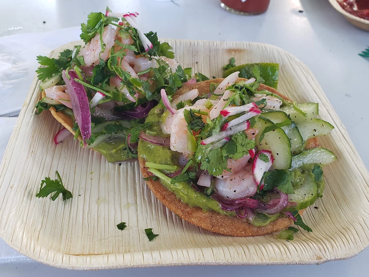 Gulf Shrimp Tostadas